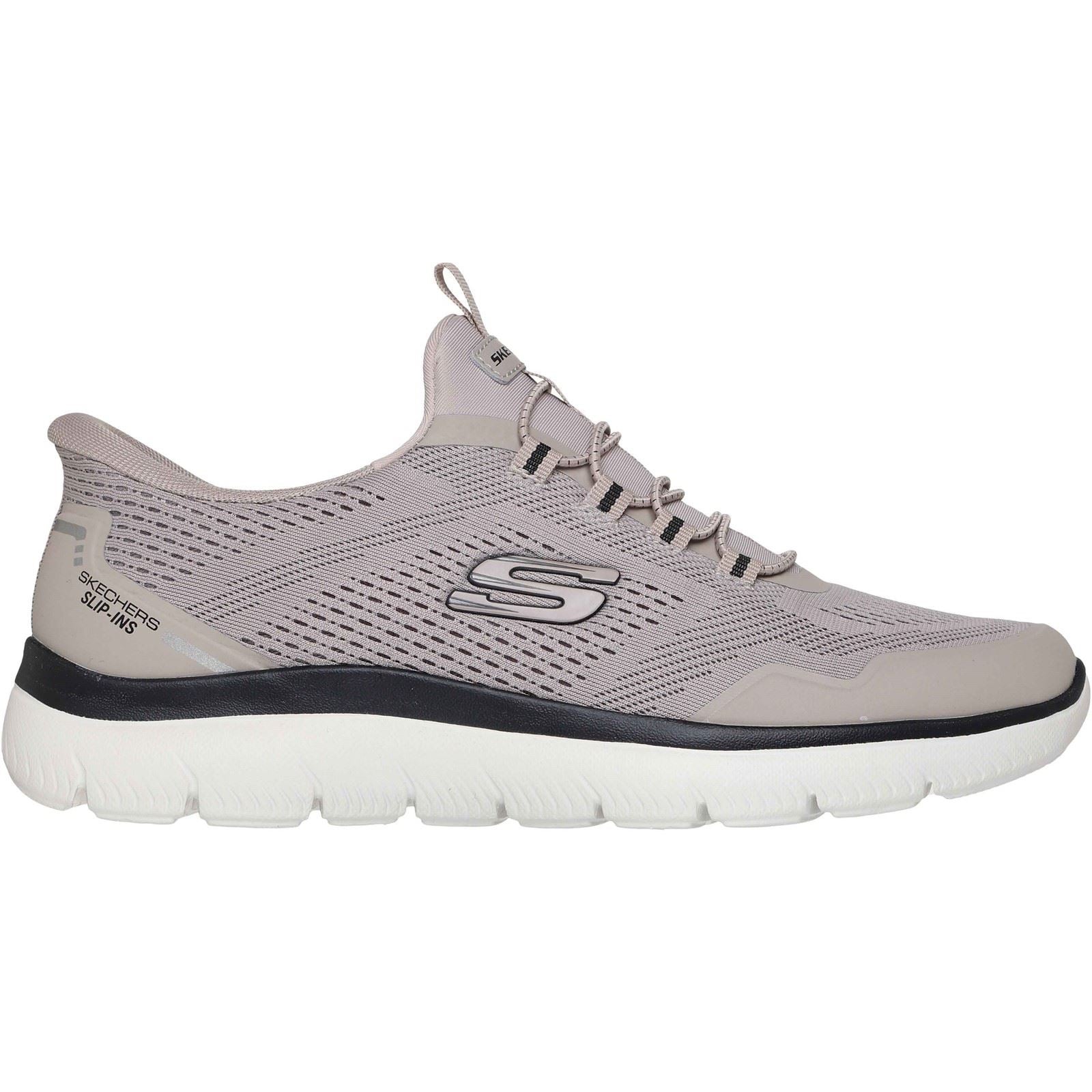 Skechers Summits Top Rate Textile Men's Taupe/Black Standard Trainers