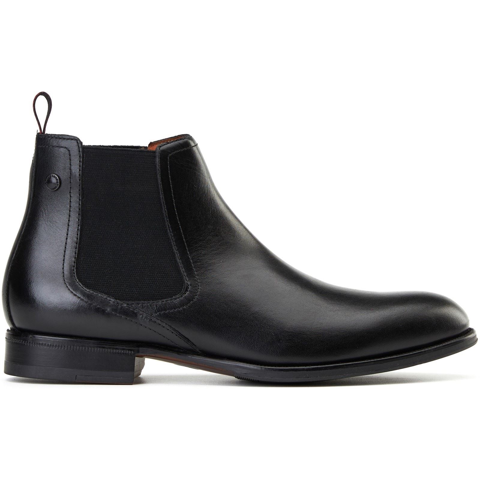 Base London Whittle Leather Men's Black Boots
