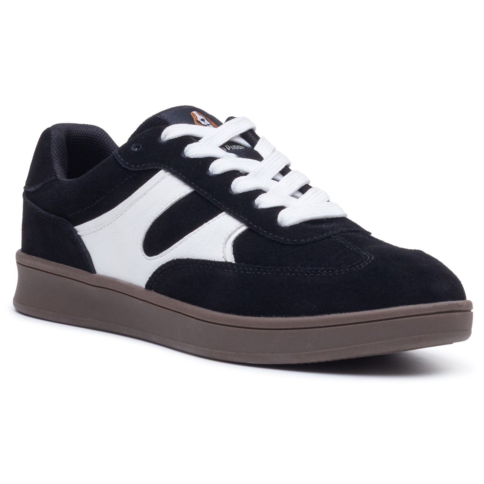 Hush Puppies Maura Suede Women's Black/White Trainers