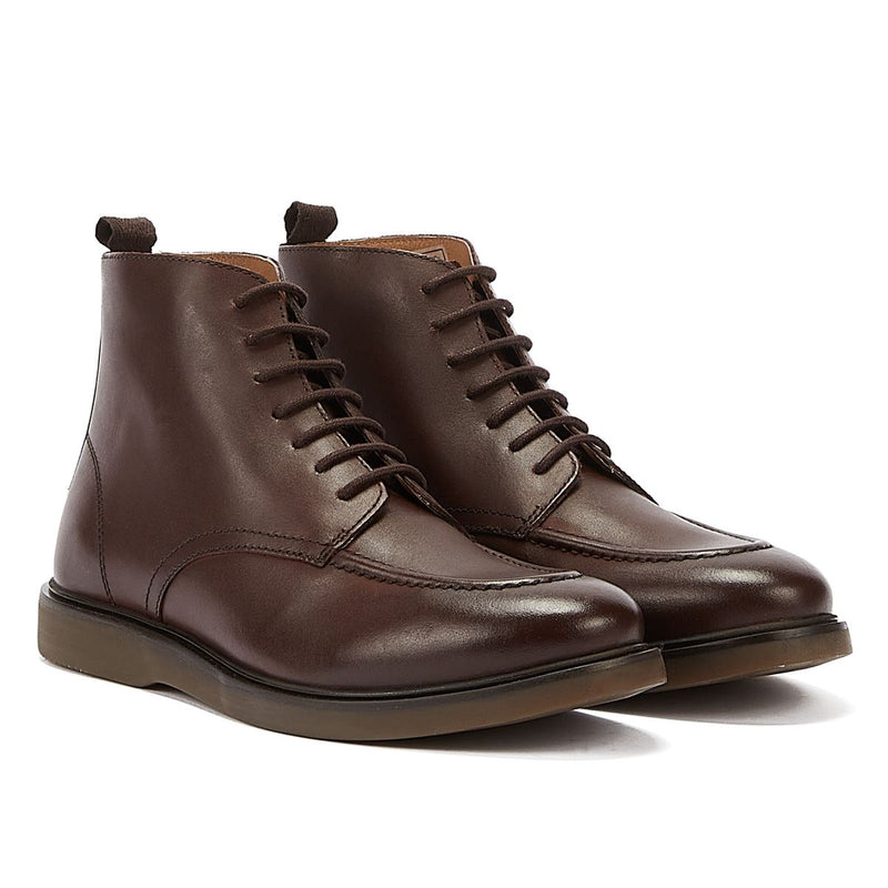 H By Hudson Carlo Leather Mens Brown Boot