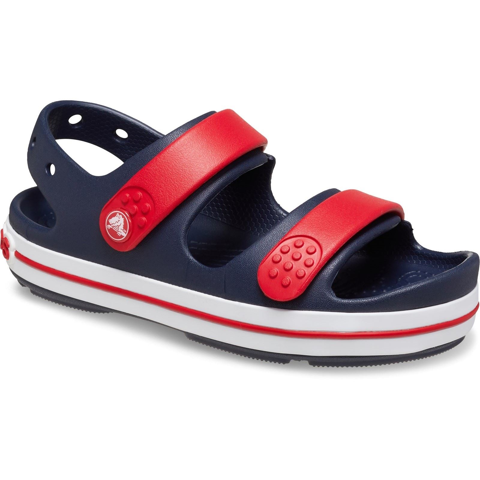 Crocs Toddler Crocband Play Synthetic Navy/Varsity Red Sandals