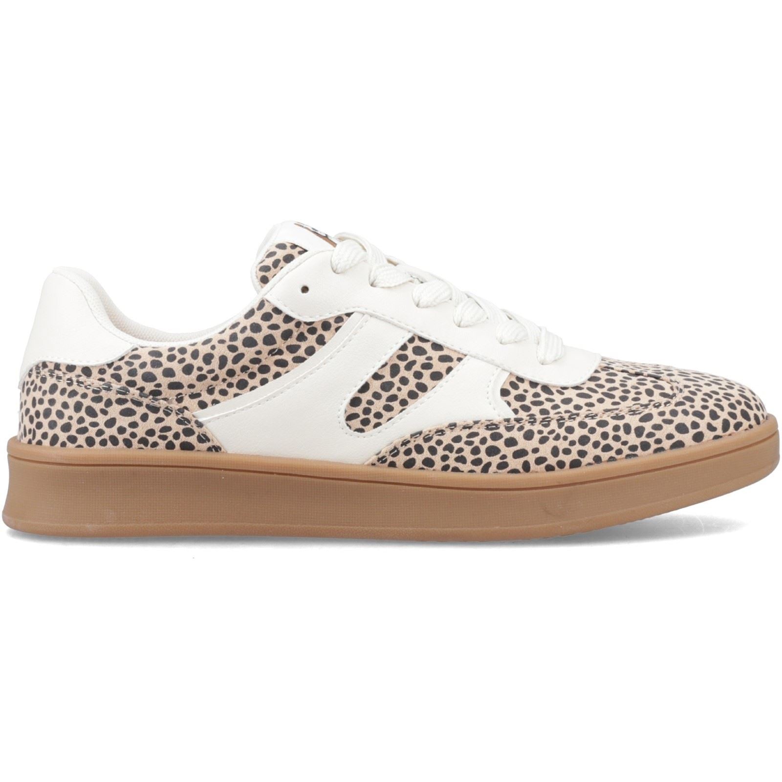 Hush Puppies Maura Textile Textile Women's Cheetah Trainers