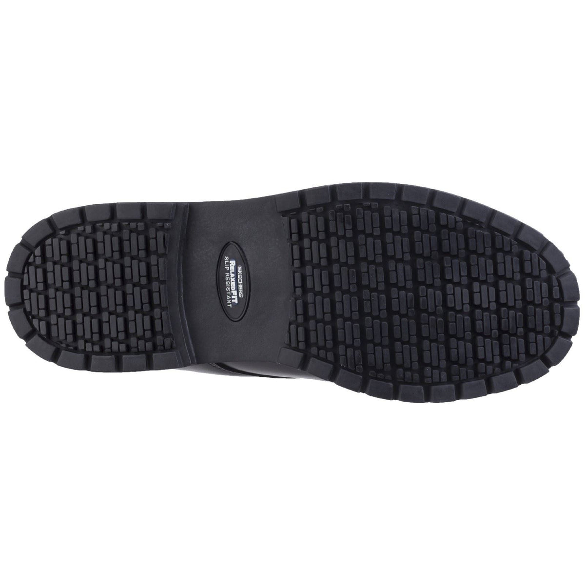 Skechers Workwear Cottonwood Elks Leather Men's Black Safety Shoes