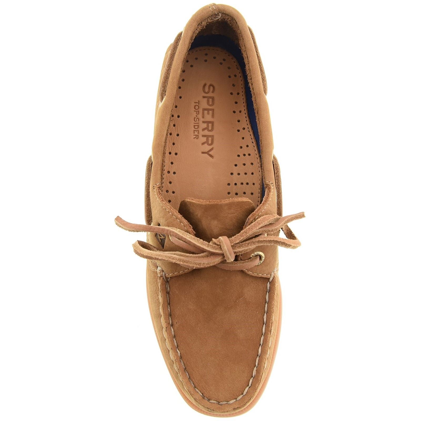Sperry Authentic 2 Eye Boat Leather Women's Tan Boat Shoes