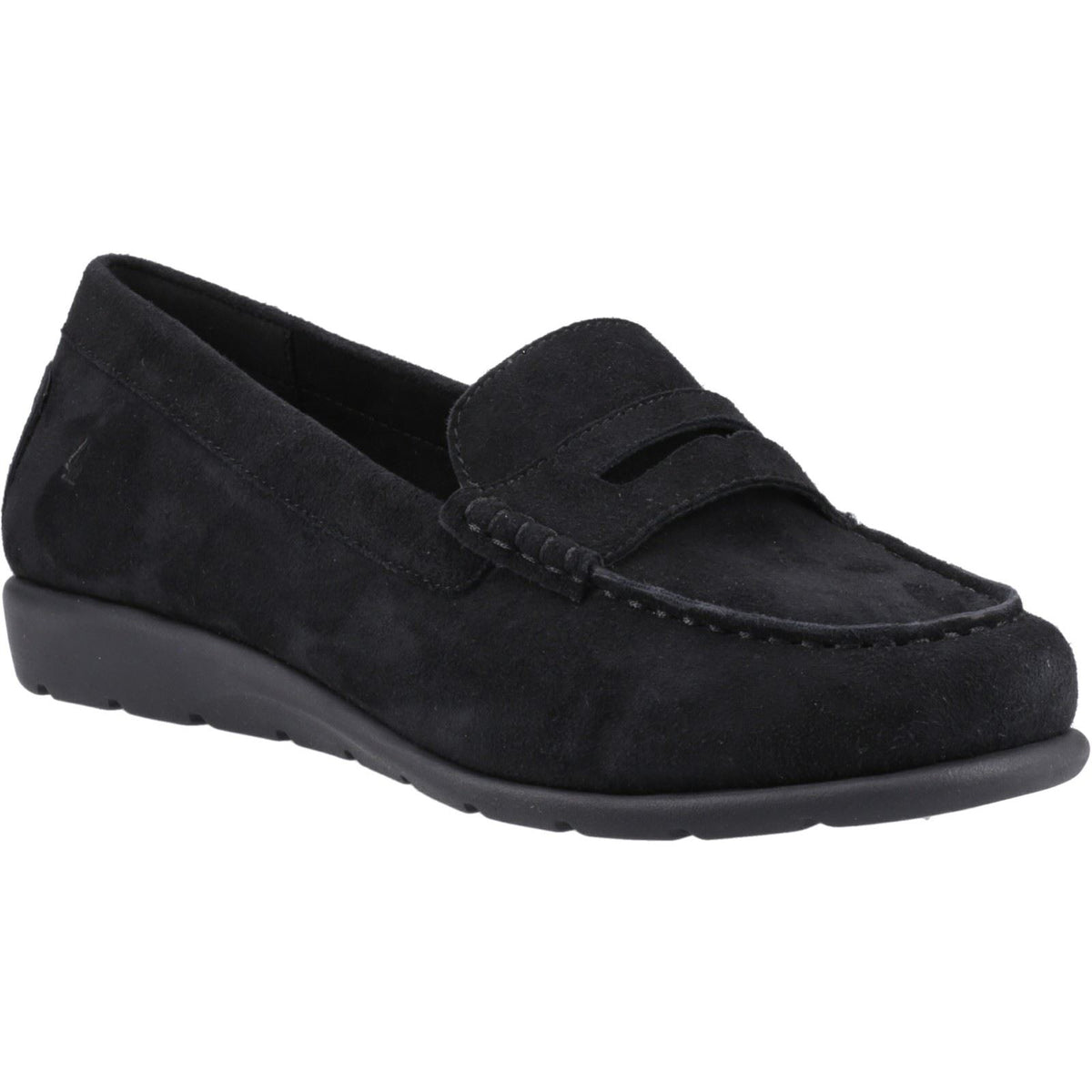 Hush Puppies Shelby Suede Women's Black Loafers
