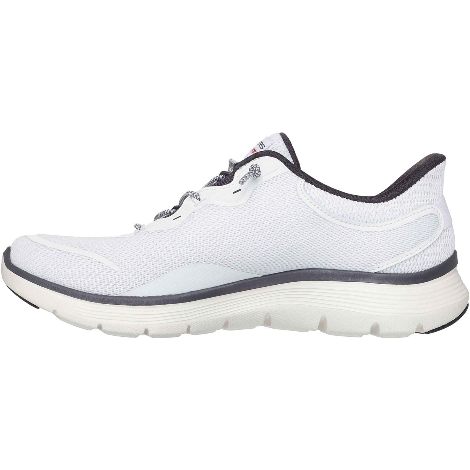 Skechers Flex Appeal 5.0 Easy Breezy Textile Women's White/Multi Standard Trainers