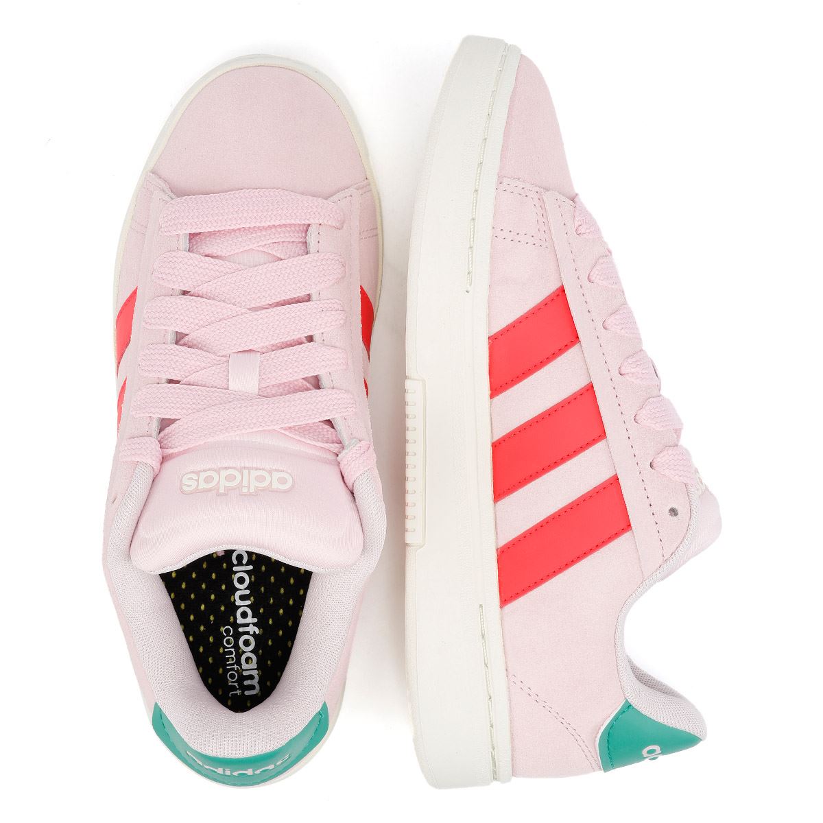Adidas Grand Court Alpha 00s Women's Pink/Red/Green Trainers