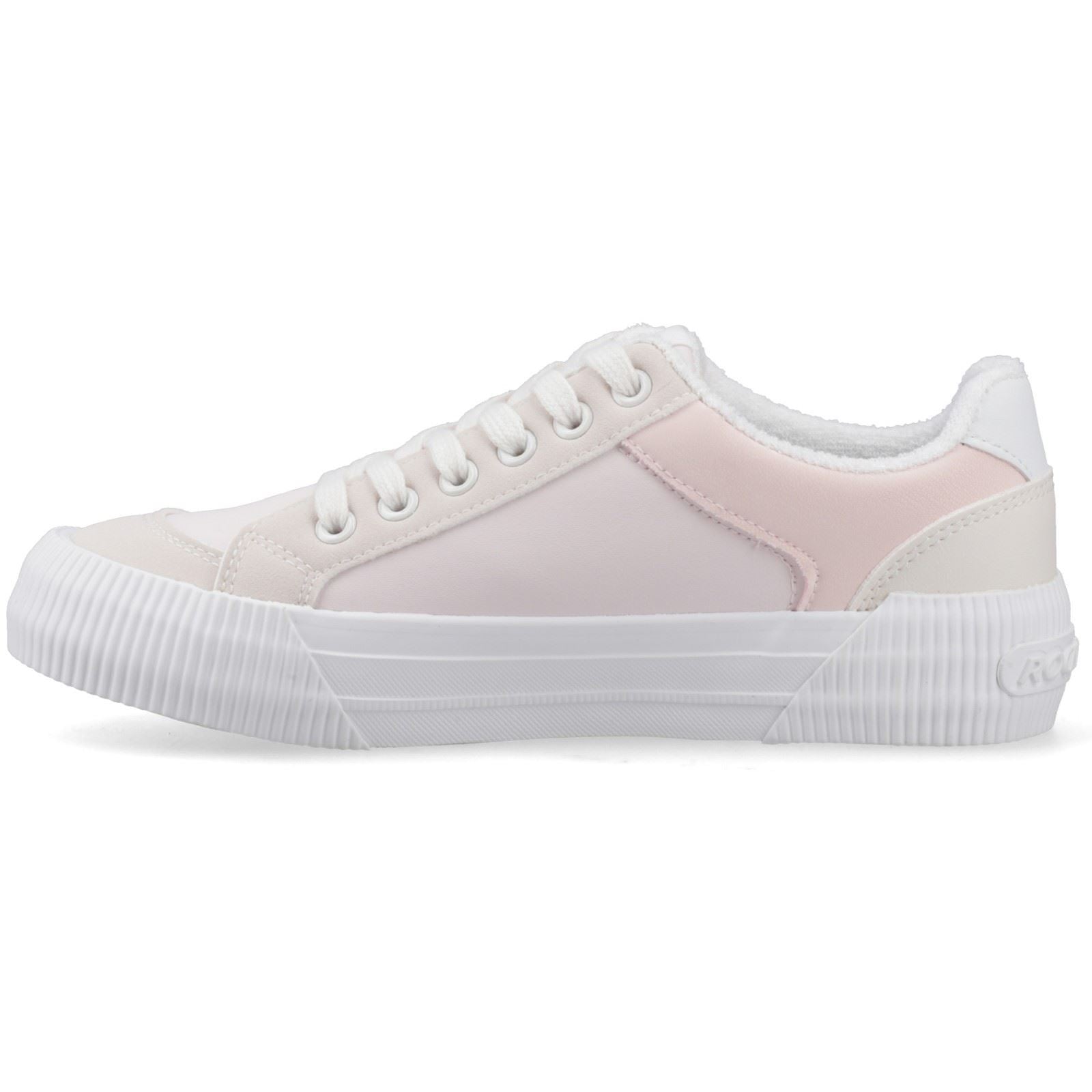Rocket Dog Cheery Blocked Lyon Textile Women's Pale Combo Trainers
