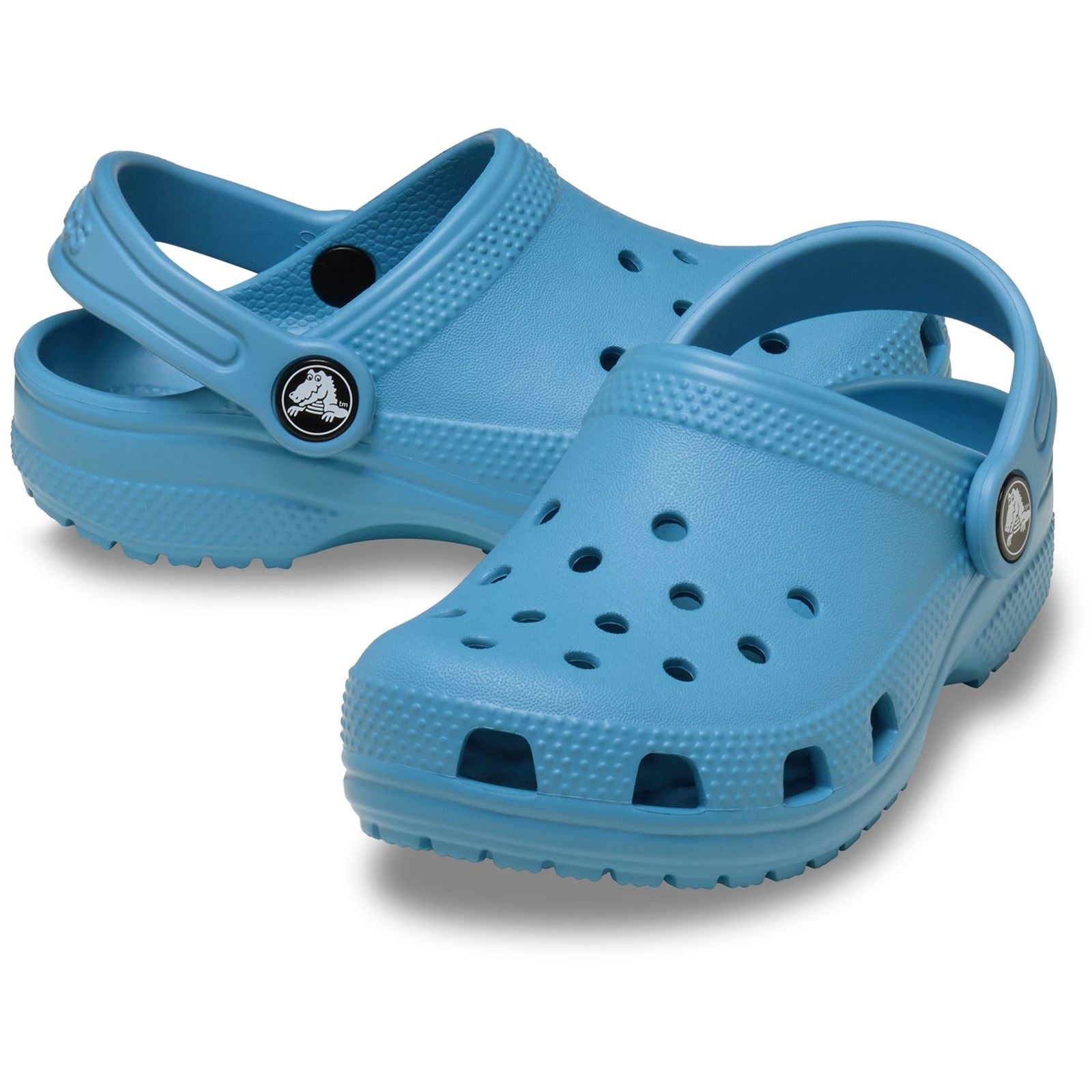 Crocs Classic Toddler EVA Unisex Kid's Elite Blue Clogs