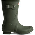Hunter Original Short Boot Rubber Women's Dark Olive Wellington Boots