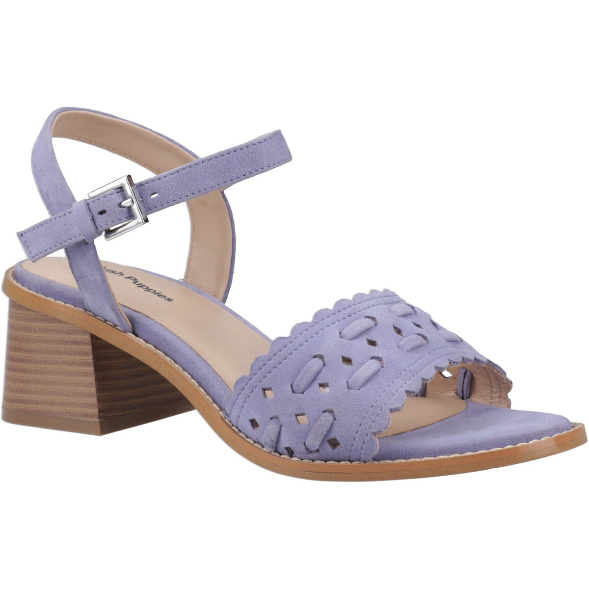 Hush Puppies Lacie Suede Women's Purple Heels