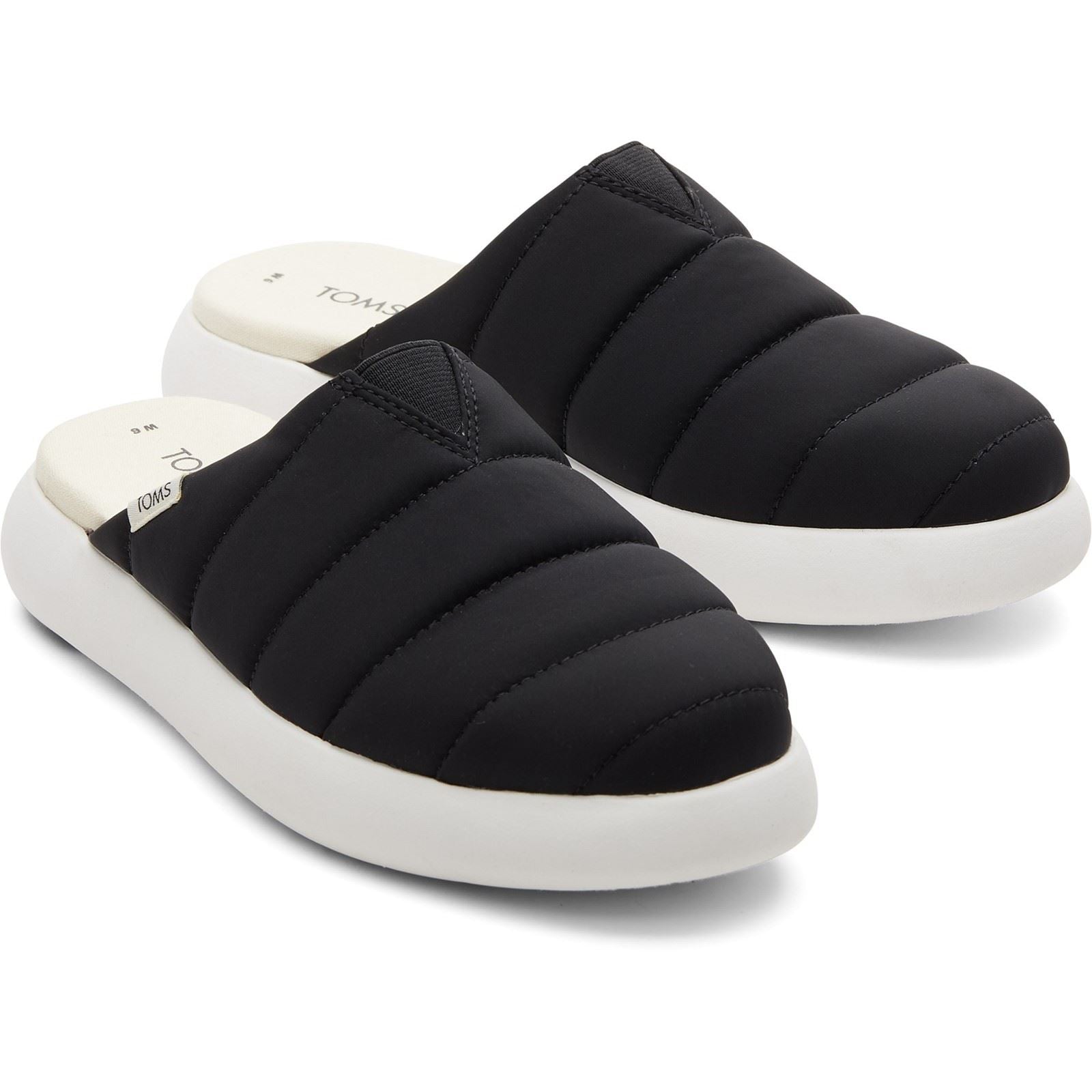 TOMS Alpargata Mallow Nylon Women's Black Mules