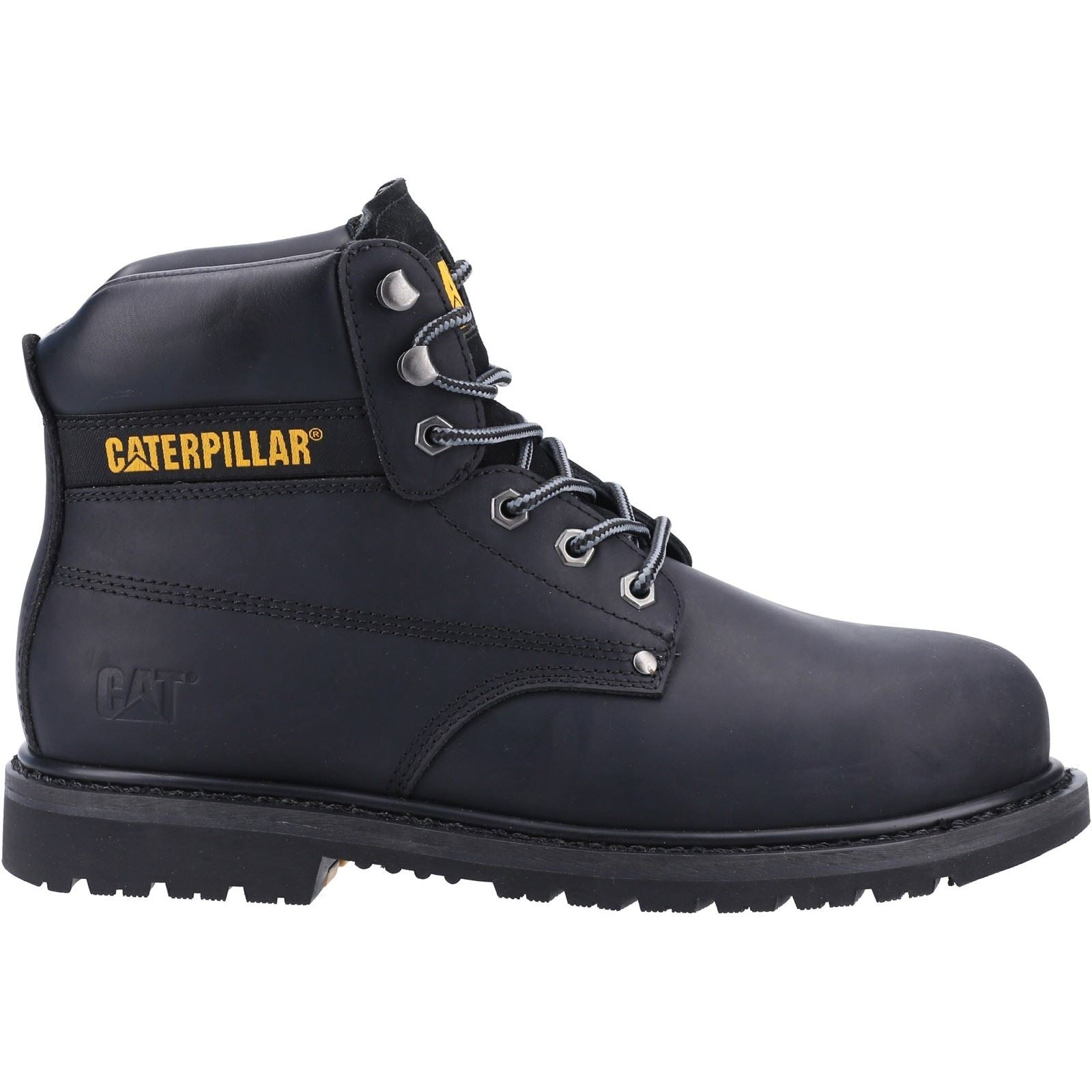 Caterpillar Powerplant S3 Nubuck Black Safety Boots