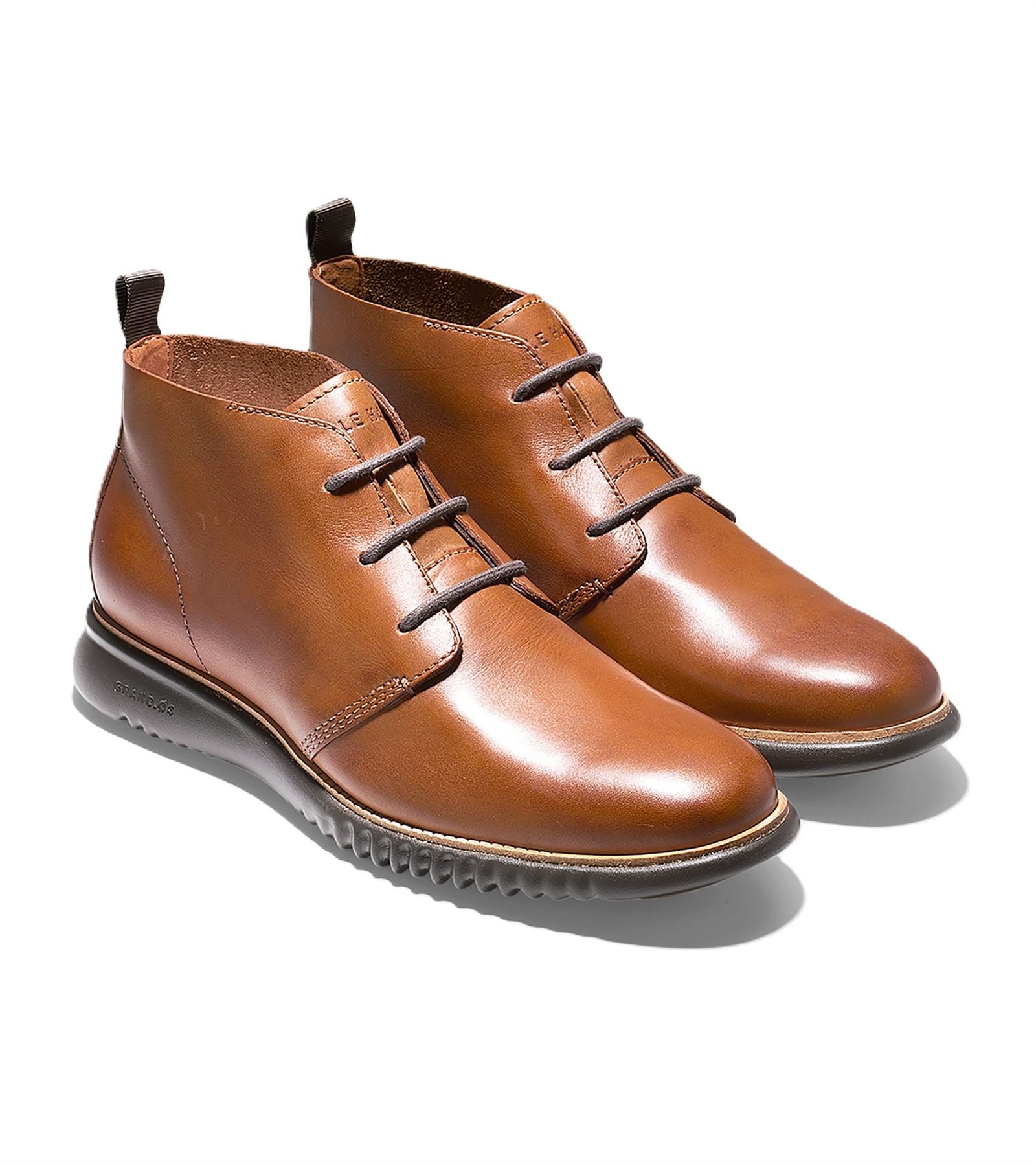 Cole Haan 2.Zerogrand British Tan Leather Men's Brown Chukka Boots