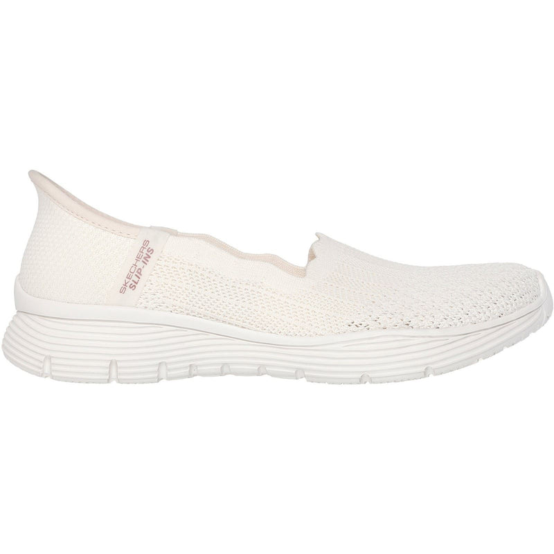 Skechers Seager Believe It Textile Women's Off White Trainers