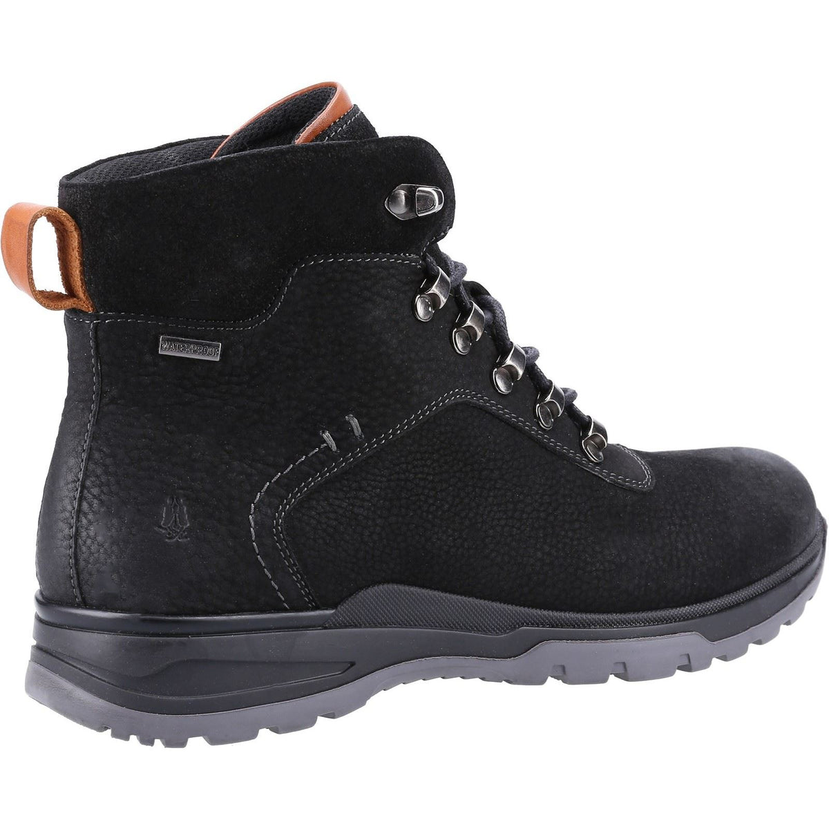 Hush Puppies Paul Leather Men's Black Nubuck Boots