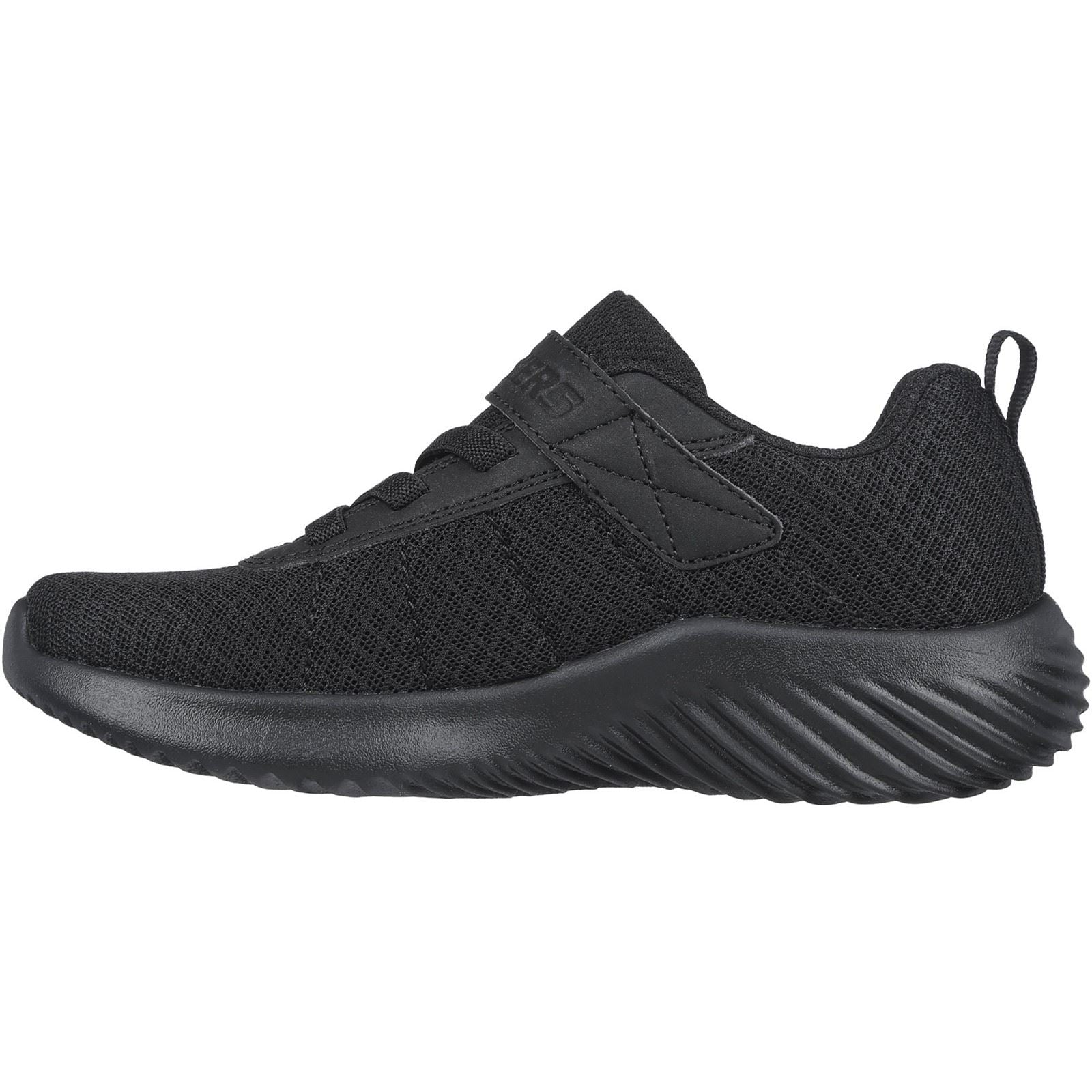 Skechers Bounder Baronik Textile Black Trainers
