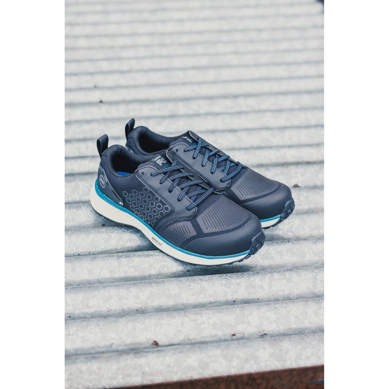 Timberland Pro Reaxion Synthetic Black/Blue Safety Trainers