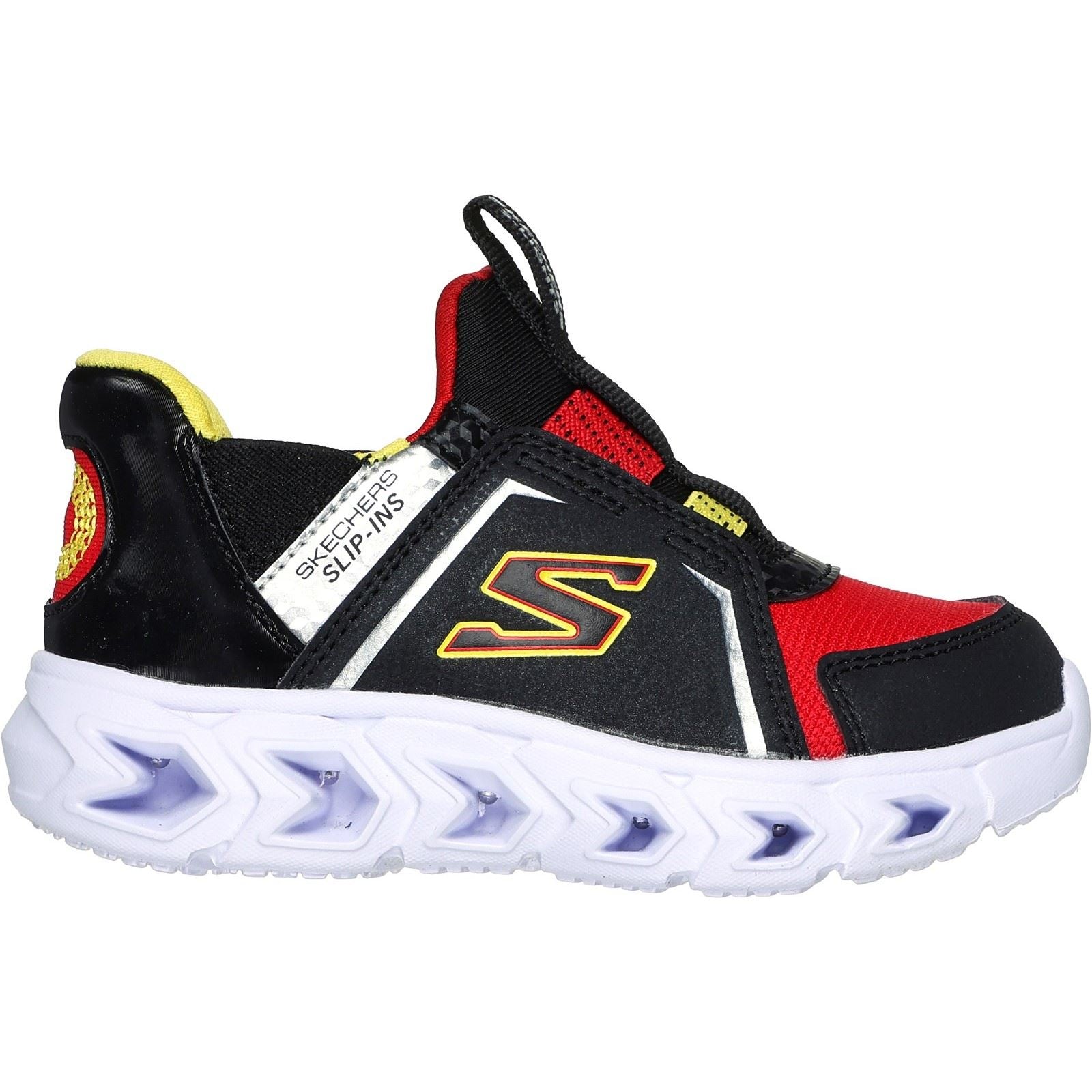Skechers Hypno-Flash 2.0 - Vexlux Boy's Black/Red Trainers