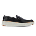 COLE HAAN TOPSPIN MEN'S BLACK LEATHER LOAFERS