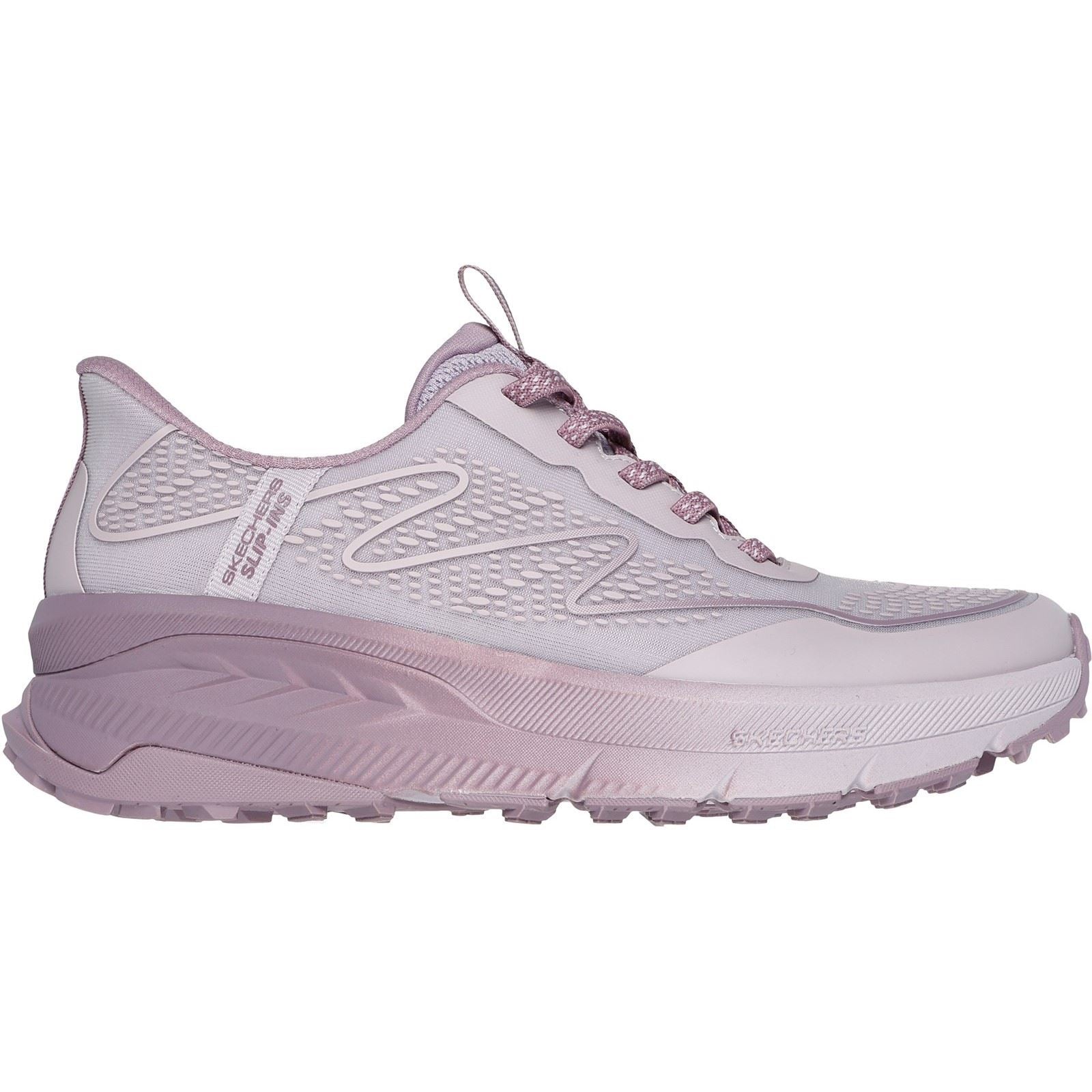 Skechers Switch Back Mist Textile Women's Pink/Multi Hiking Boots