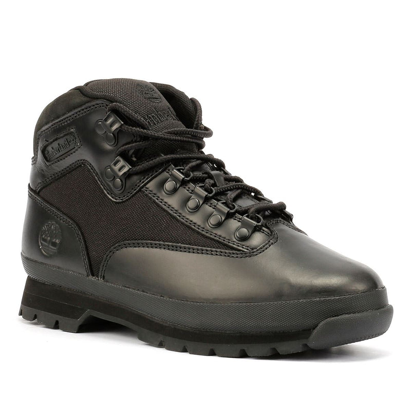 Timberland Euro Hiker Workwear I Blackout Leather Men's Black Boots