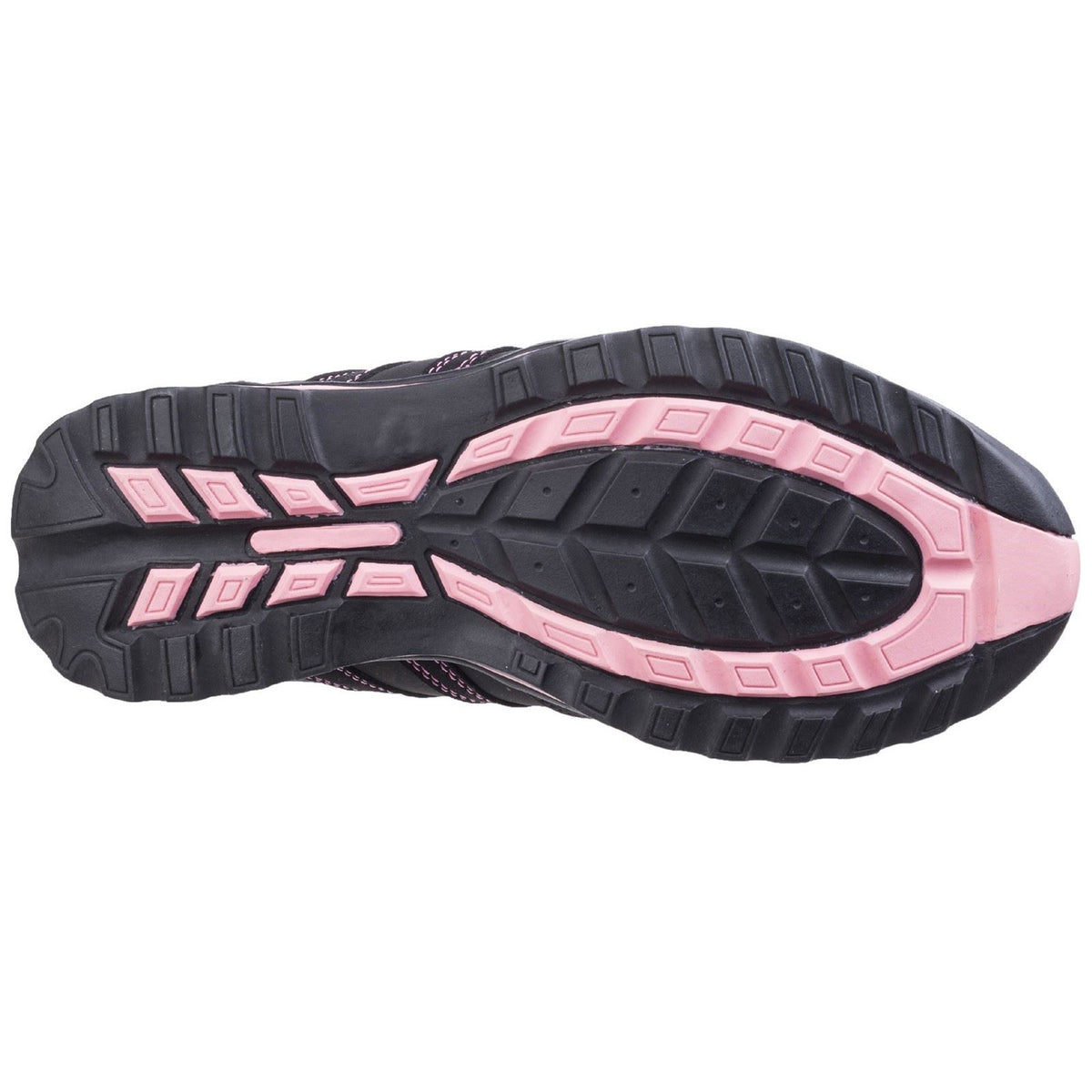 Amblers Safety FS47 Leather Women's Black/Pink Safety Trainers