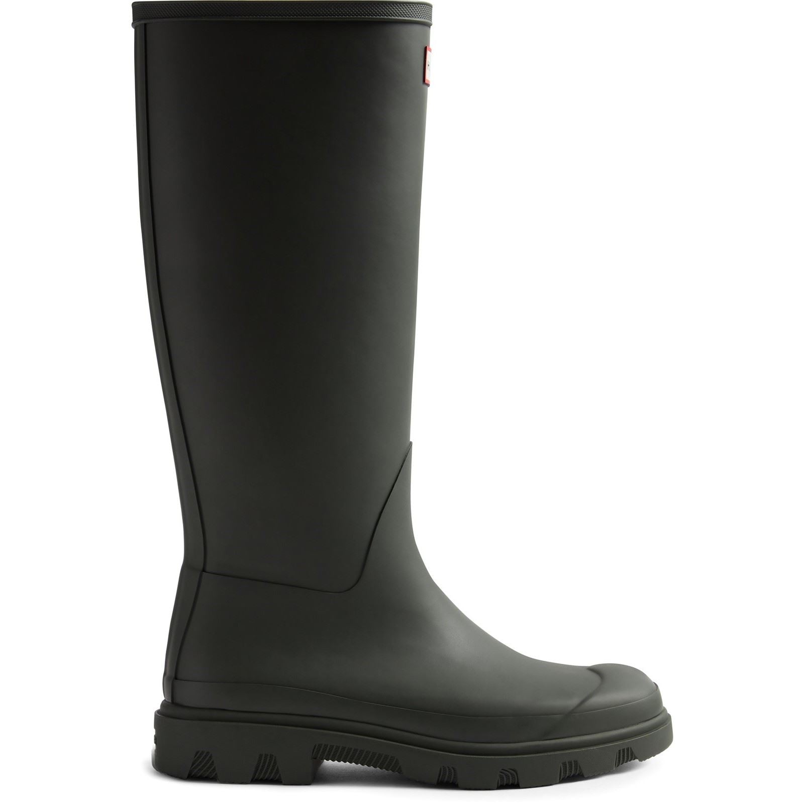 Hunter Unisex Downpour Tall Rubber Men's Dark Olive Wellington Boots