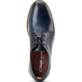 Base London Roly Leather Men's Navy Lace-Up Shoes