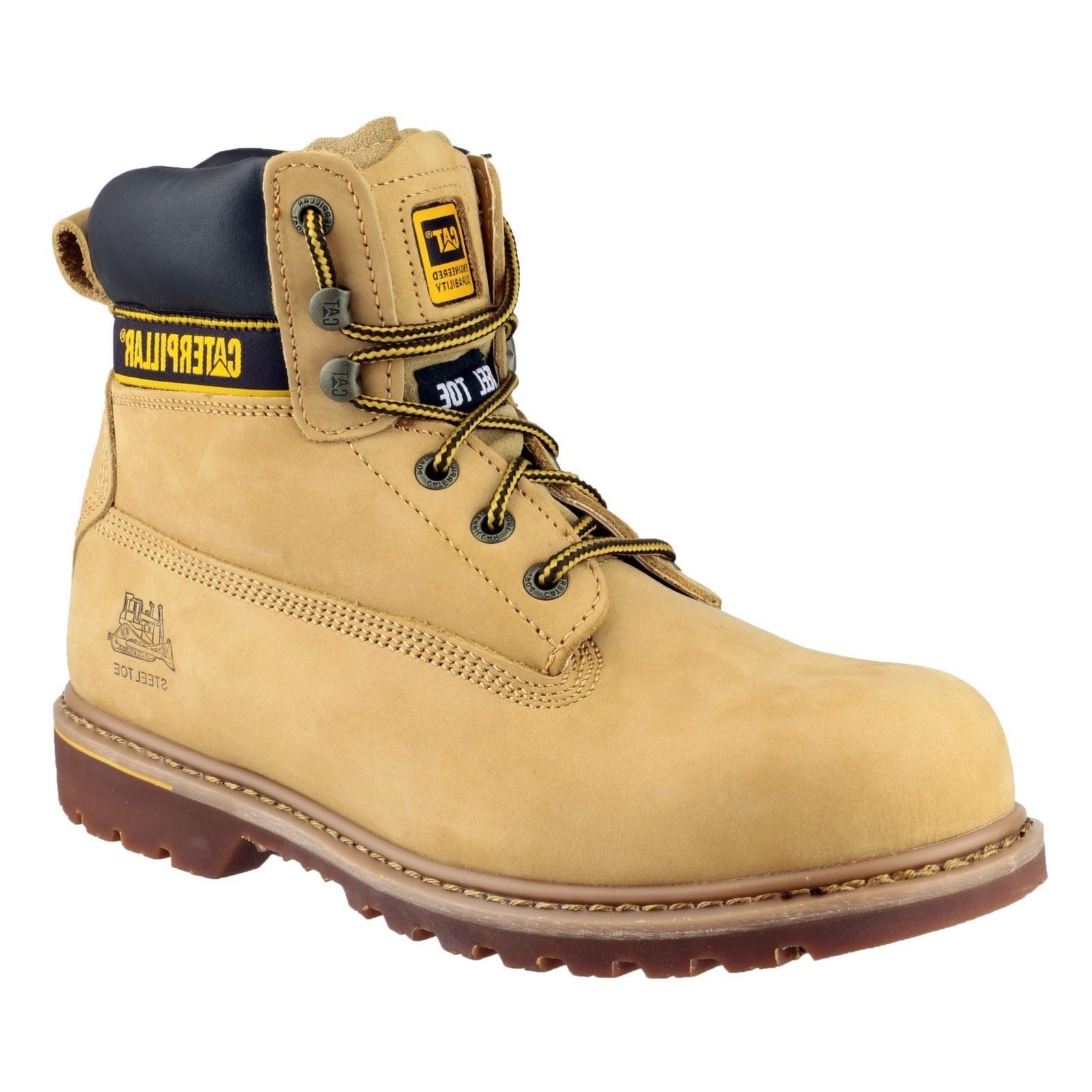 Caterpillar Holton Leather Honey Safety Boots