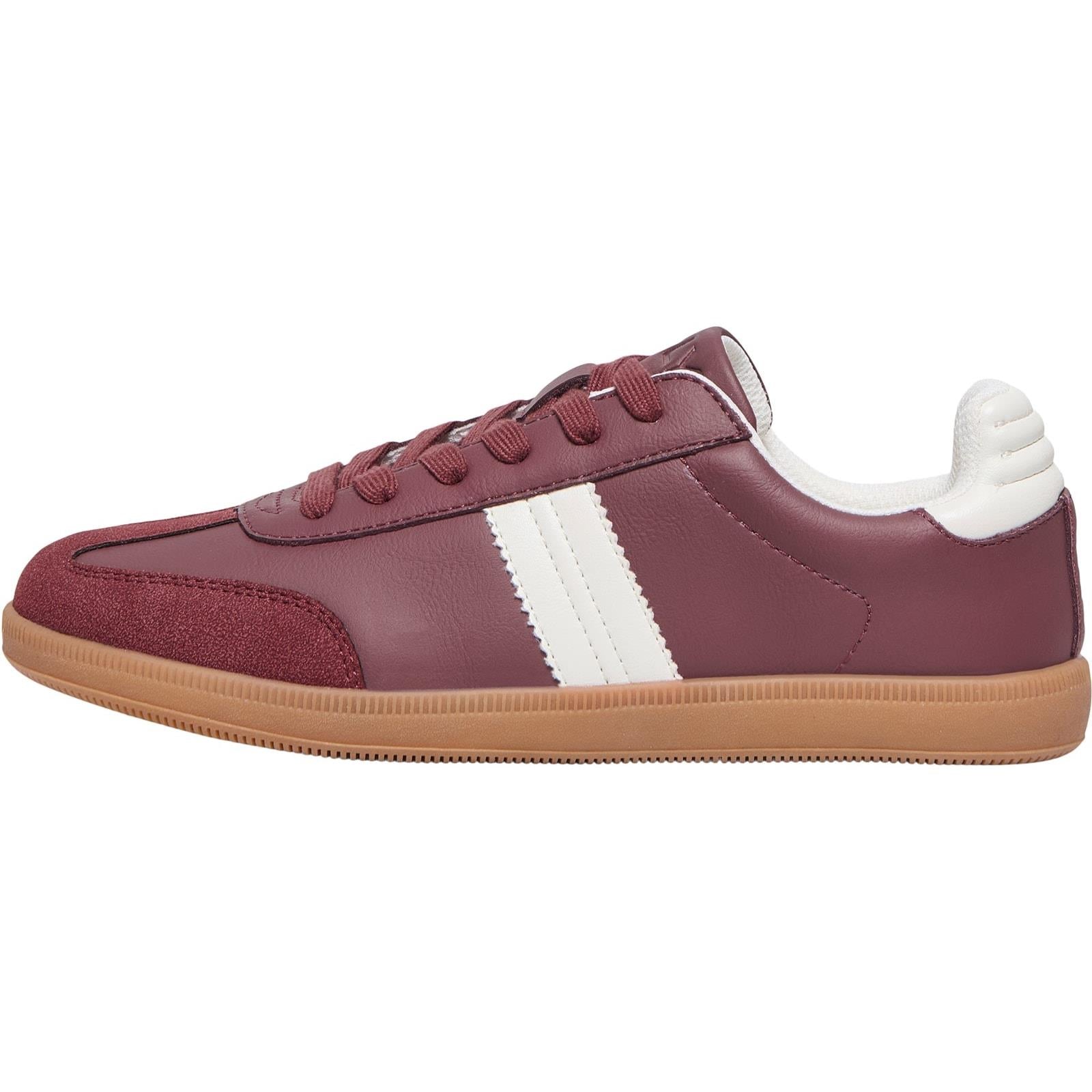 ONLY Amber Polyester Women's Burgundy/Cream Trainers
