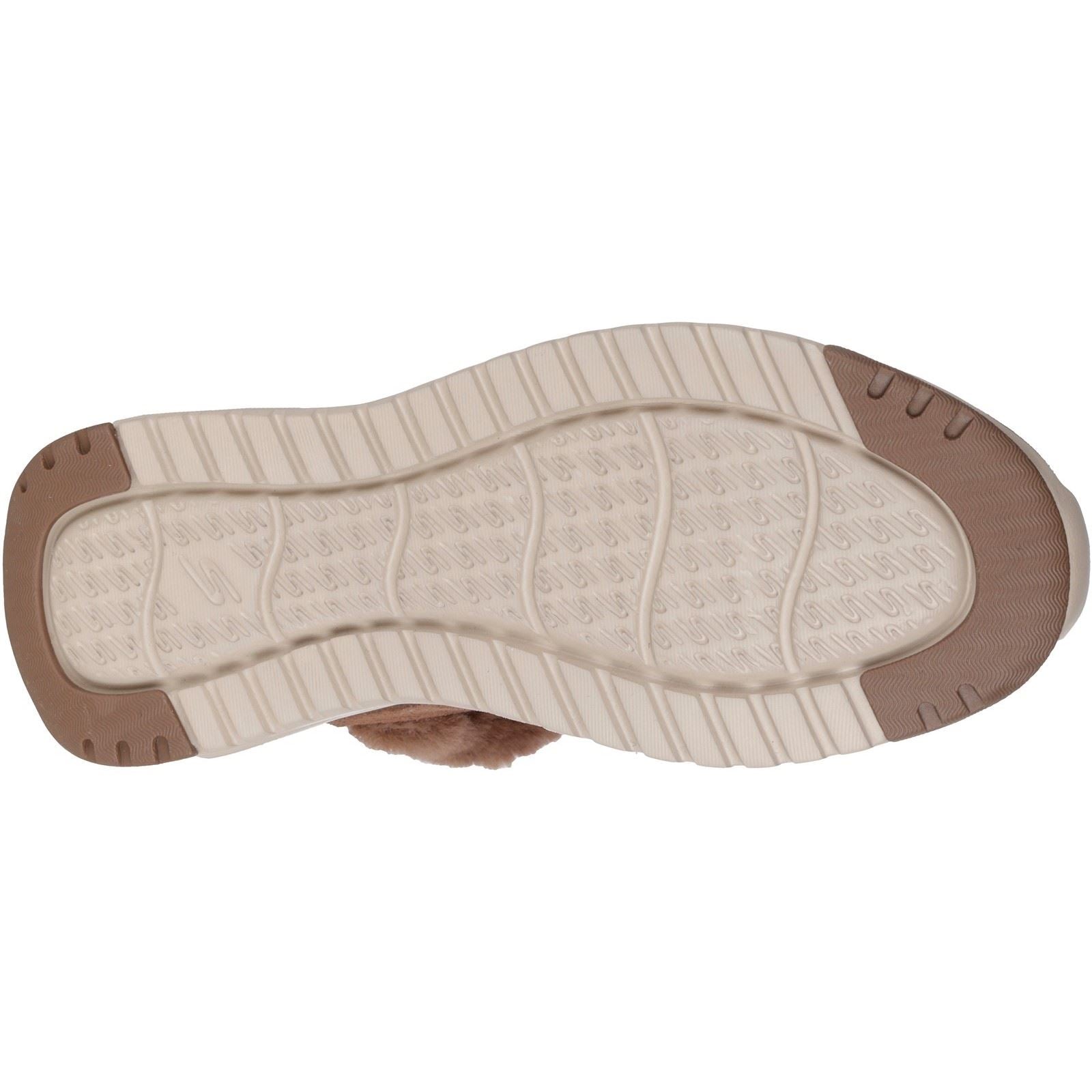 Skechers On-the-GO Stellar - Cozy Step Leather Women's Chocolate Winter Ankle Boots