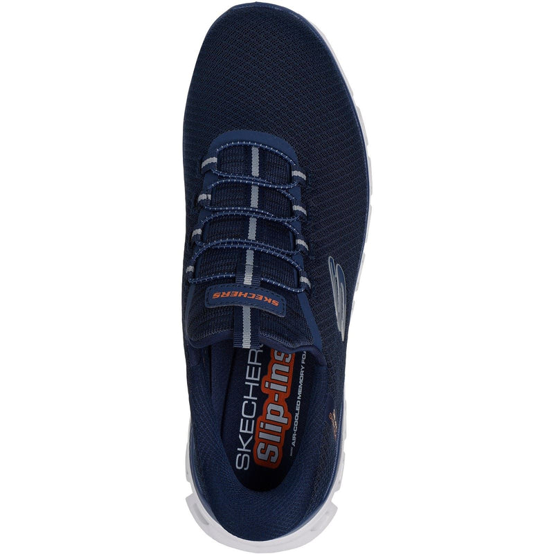 Skechers Glide-Step Noxus Textile Men's Navy Trainers
