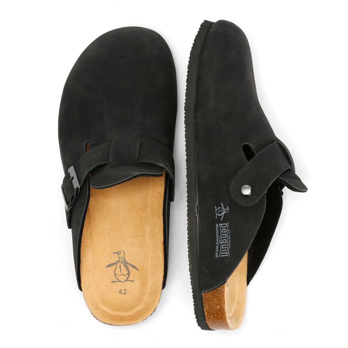 Penguin Pappy Men's Black Mules