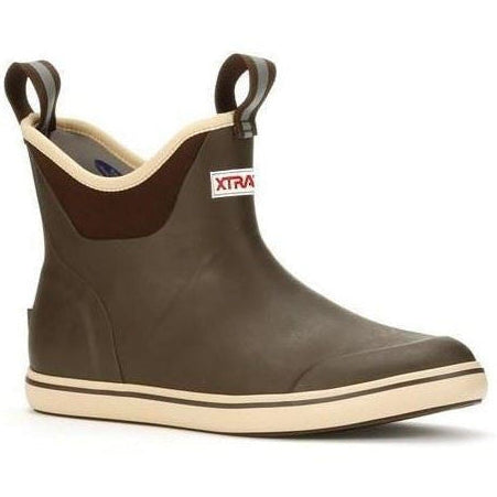 Xtratuf Ankle Deck Rubber Women's Brown Wellington Boots