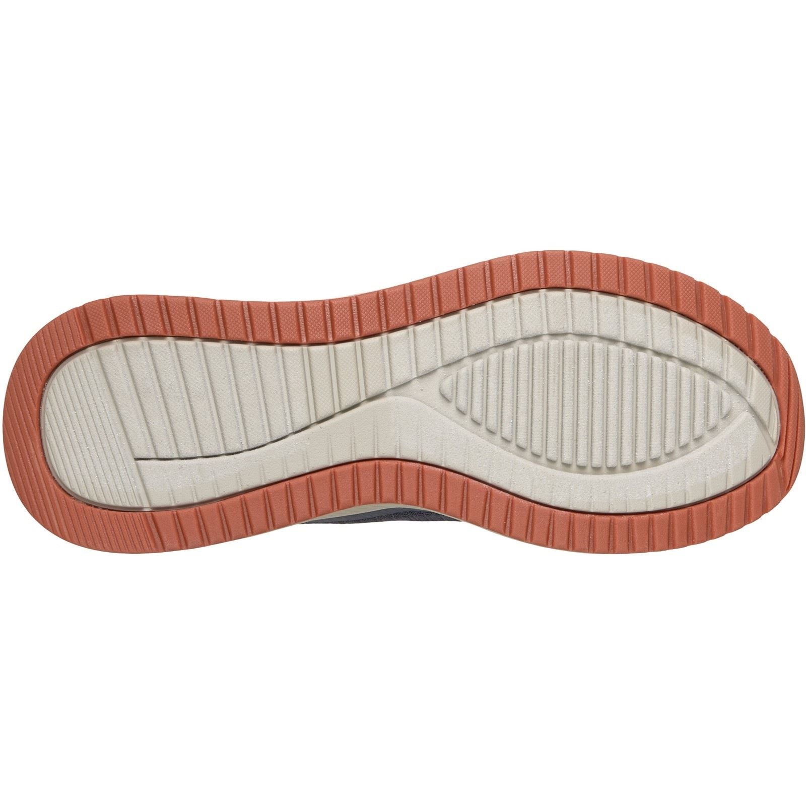 Skechers BOBS Sport Squad Chaos 4 Men's Navy/Orange Trainers