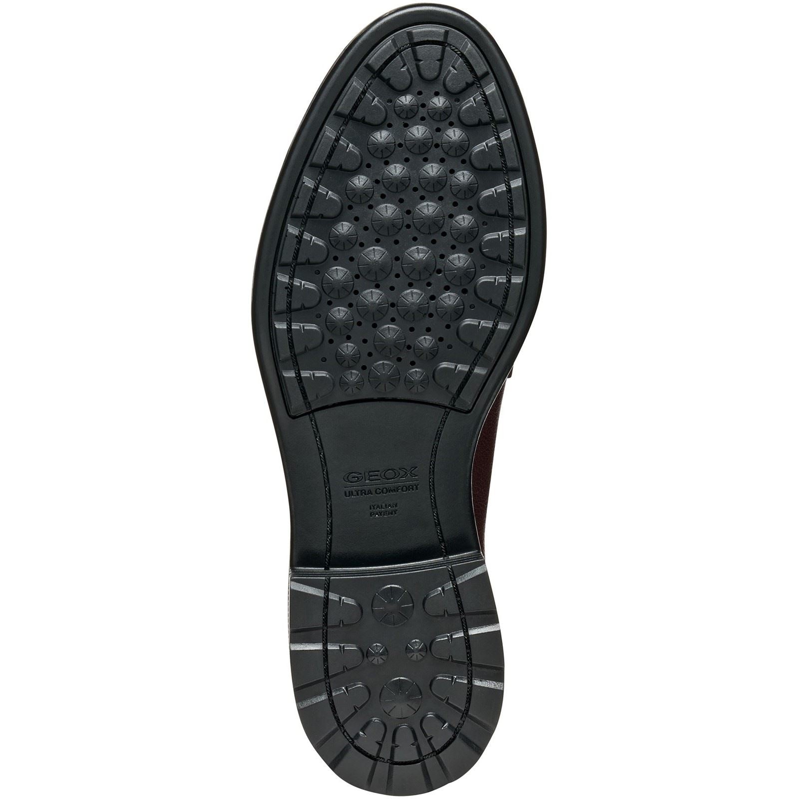 Geox D Walk Pleasure F Leather Women's Wine Moccasins Shoes