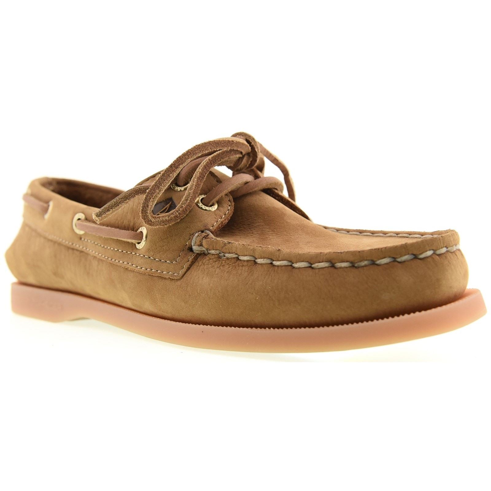 Sperry Authentic 2 Eye Boat Leather Women's Tan Boat Shoes