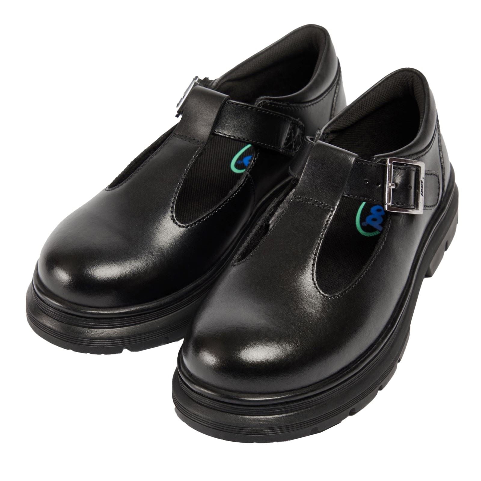 Pod Emilie Faux Leather Youth Girl's Black Shoes