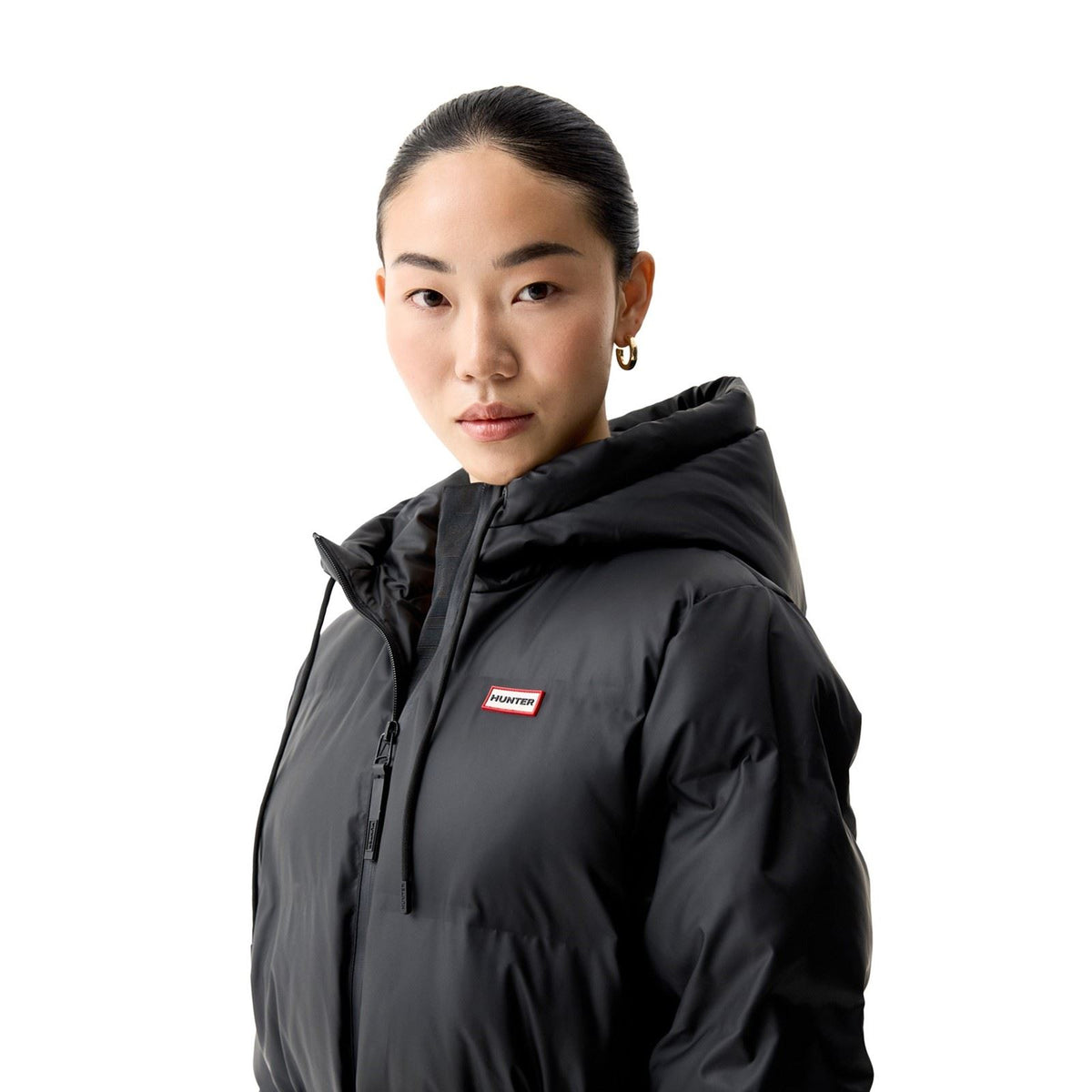 Hunter Hutchison Sonic Long Women's Black Puffer Jackets