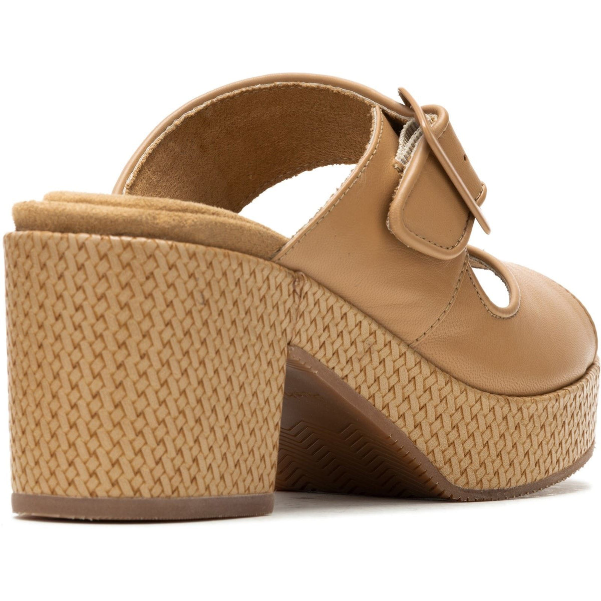 Hush Puppies Poppy Leather Women's Tan Heels