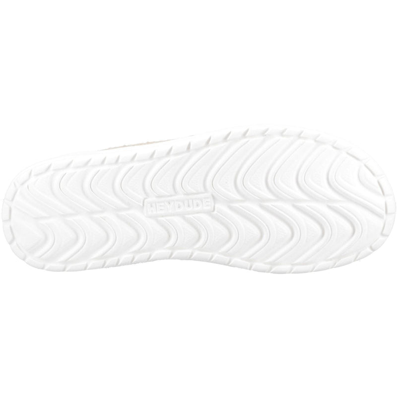 HEYDUDE Mikka Jute Linen Men's Irish Cream Moccasins Shoes