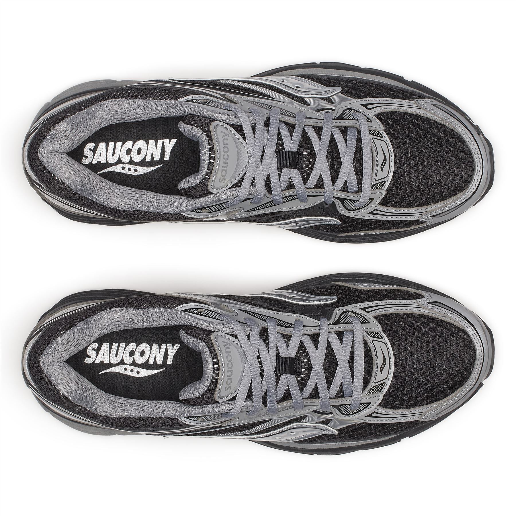 Saucony Progrid Omni 9 Black/Silver Trainers
