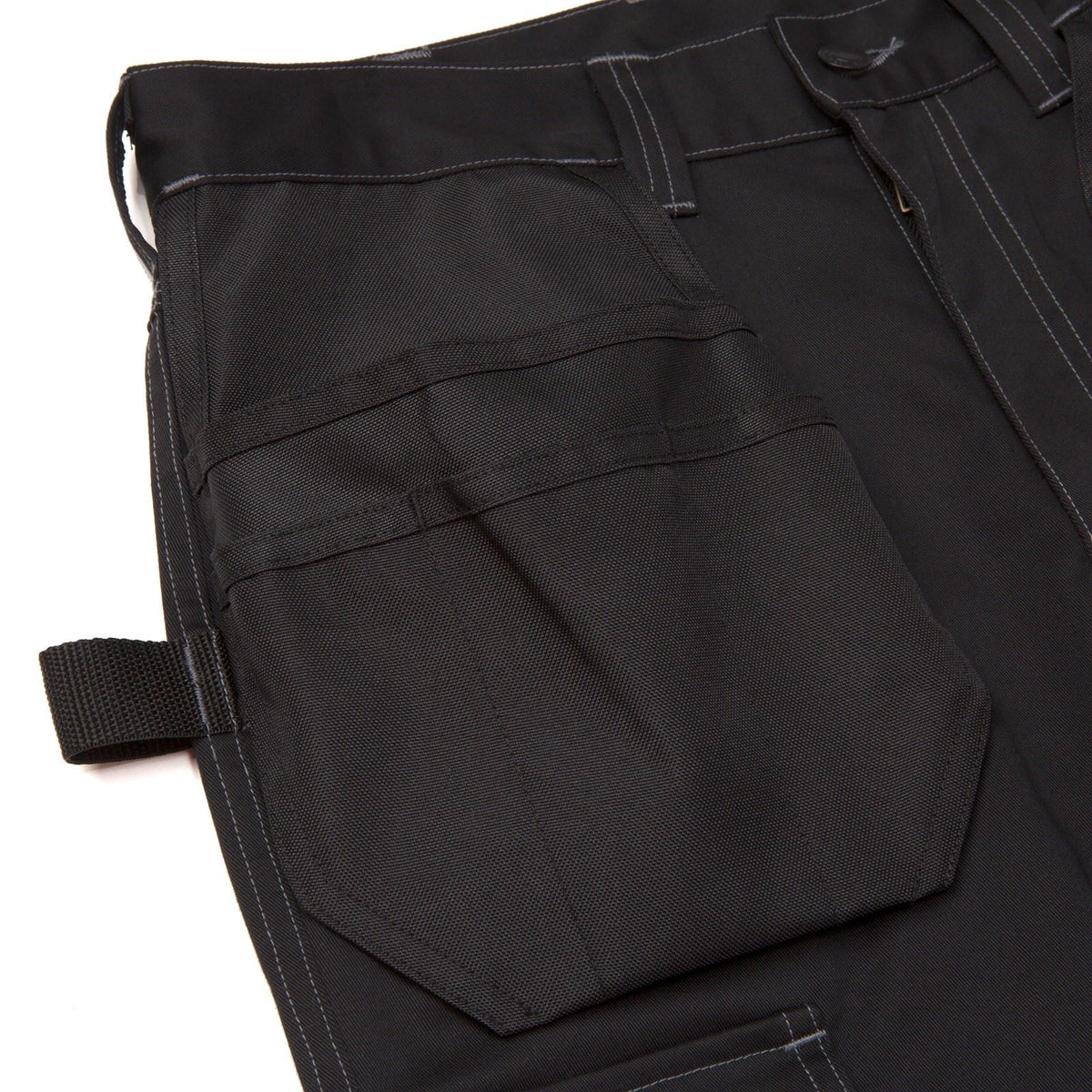 Caterpillar Essential Knee Pocket Stretch Holster Polyester Men's Black Outdoor Trousers
