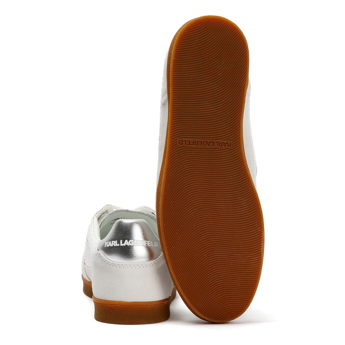 Karl Lagerfeld Kandidate Mesh Mix Women's White Trainers