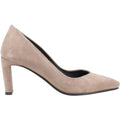 Hush Puppies Olivia Suede Women's Mocha Round Court Shoes