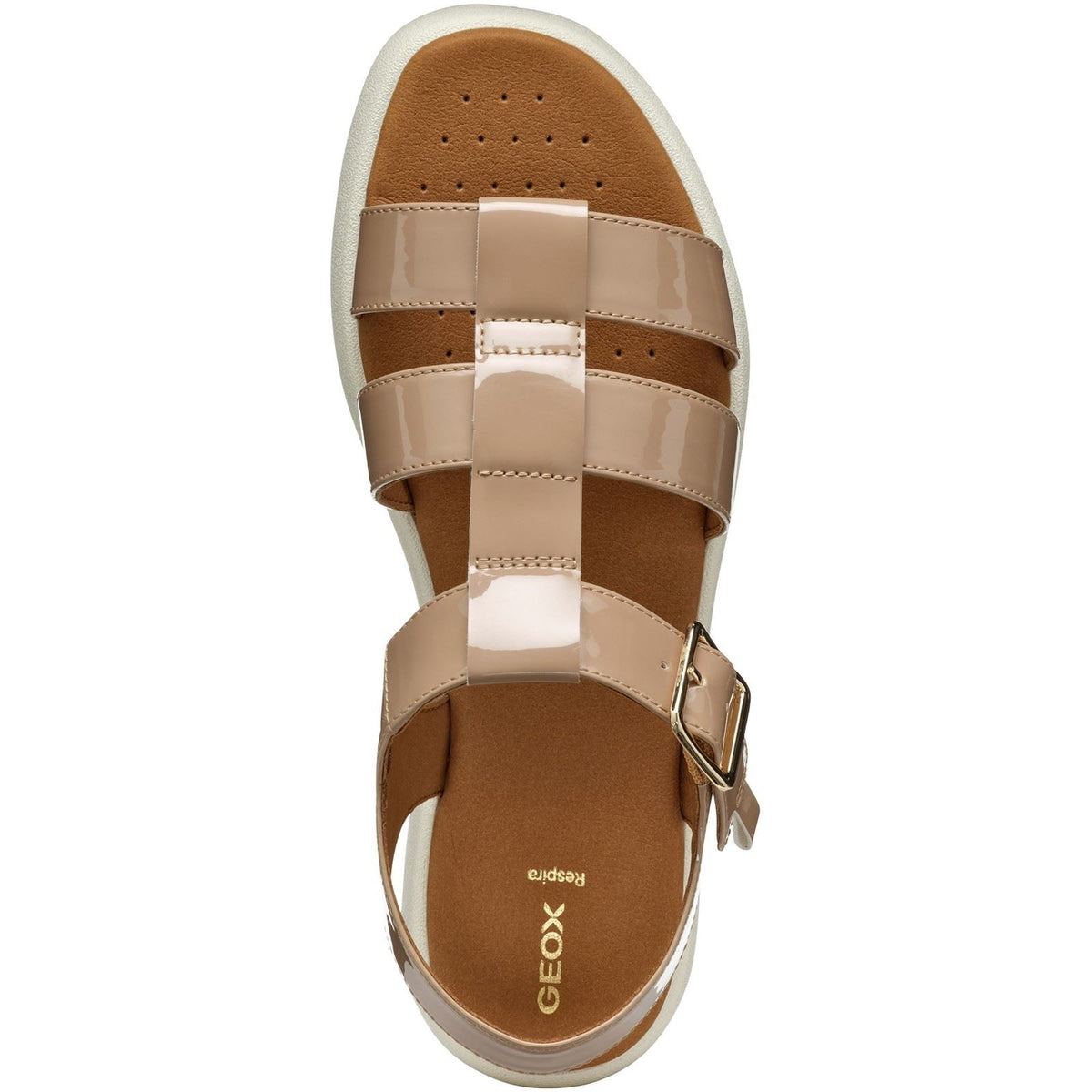 Geox D CAMALEI Synthetic Women's Caramel Sandals
