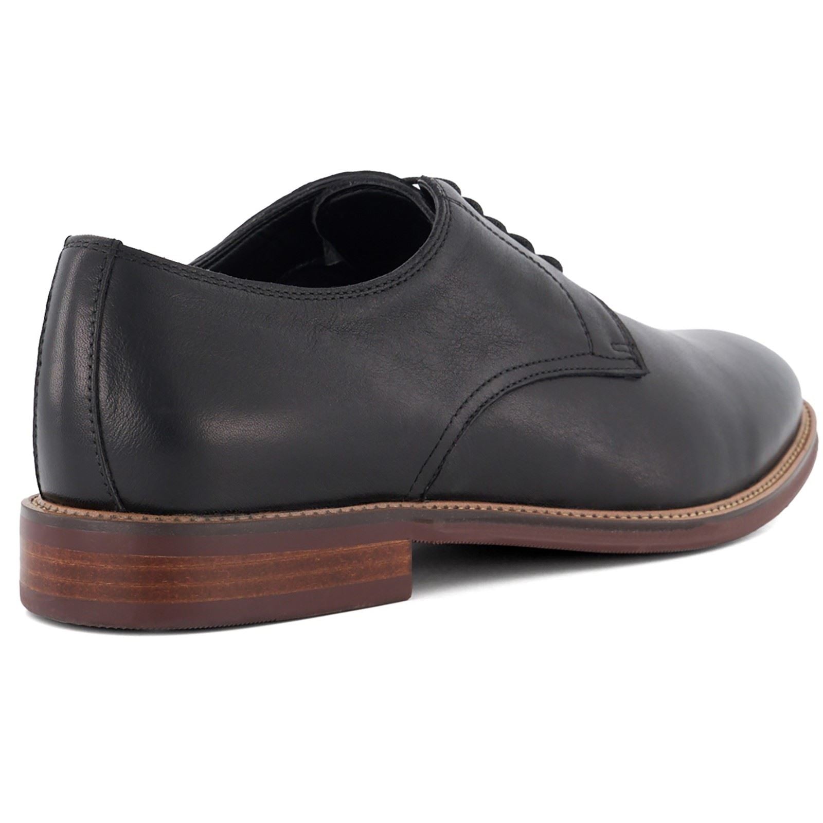 Dune Stanley Men's Black Lace-Up Shoes