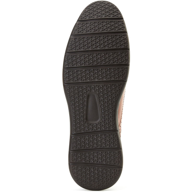 Base London Flight 25 Leather Men's Burnt Tan Brogues Shoes