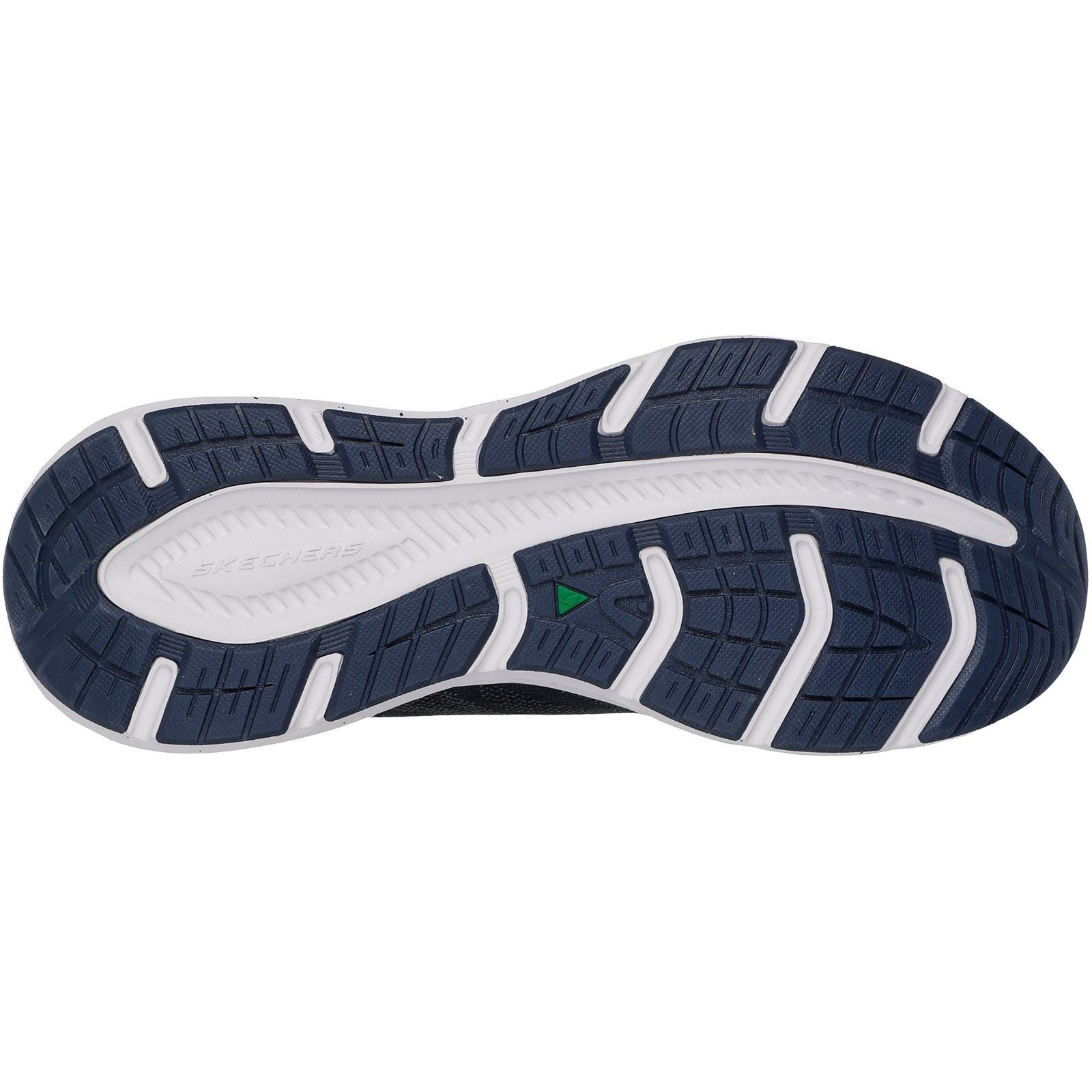 Skechers Edgeride Konzo Textile Men's Navy/Orange Trainers